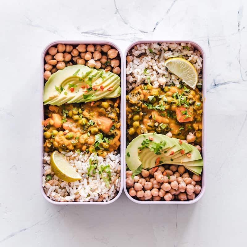 Photo of beatifully
           arranged food
